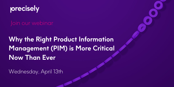 Join us on April 13th at 11 AM ET for our new #webinar, Why the Right Product Information Management (PIM) is More Critical Now Than Ever. Find out how you can take control of product data challenges while achieving dramatic revenue and margin growth. bit.ly/3tXaXYA