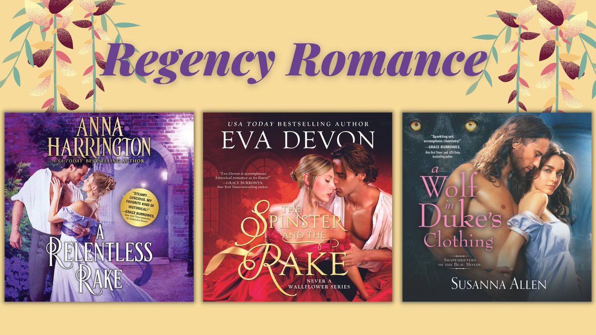 Dreamscapeaudio's tweet photo. Are you in Bridgerton withdrawal? ๐
We are too! ๐ฉ
Hereโs some swoonworthy #regencyromances we think will be perfect for #Bridgerton fans!
#bridgertonfans #romancereads #steamyromance
@AHarrington2875 https://t.co/Kq9LFbukQp