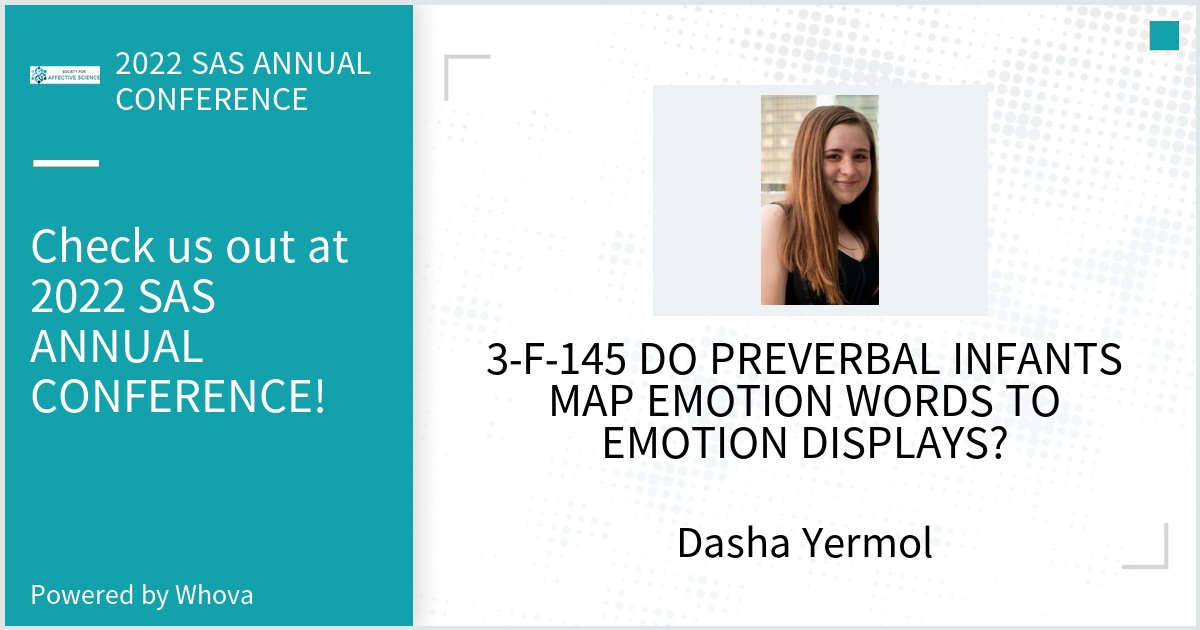 DashaYermol's tweet photo. Excited to present my new idea poster about ongoing work with @ashleyruba &amp; @jenny_saffran at #AffectScience2022 today! Come find me in https://t.co/BHXa9AMwl8 at 10:30 pm EST. @affectScience @SASstudents https://t.co/DDnbiSAVeI