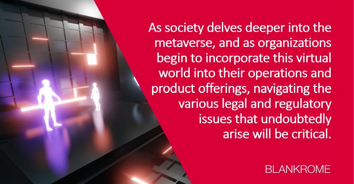 What is the law of the metaverse? Jeffrey Rosenthal &amp; <a href="/TomBrierJr/">Tom Brier</a> explain what the #metaverse is, how some laws will be incorporated into the virtual world, and why many current laws may prove insufficient in an article published in <a href="/thelegalintel/">Legal Intelligencer</a>. Read: bit.ly/3NBOUyh