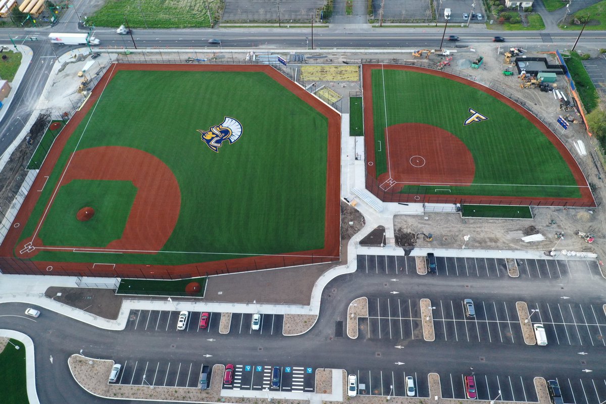 FifeHSAthletics's tweet photo. I might be biased, but this looks like the best baseball/fastpitch complex in the state in the making! #GetEmTrojans #Building4Tomorrow @FHSTrojanBB @Fifefastpitch1 https://t.co/LilDRhPAnR