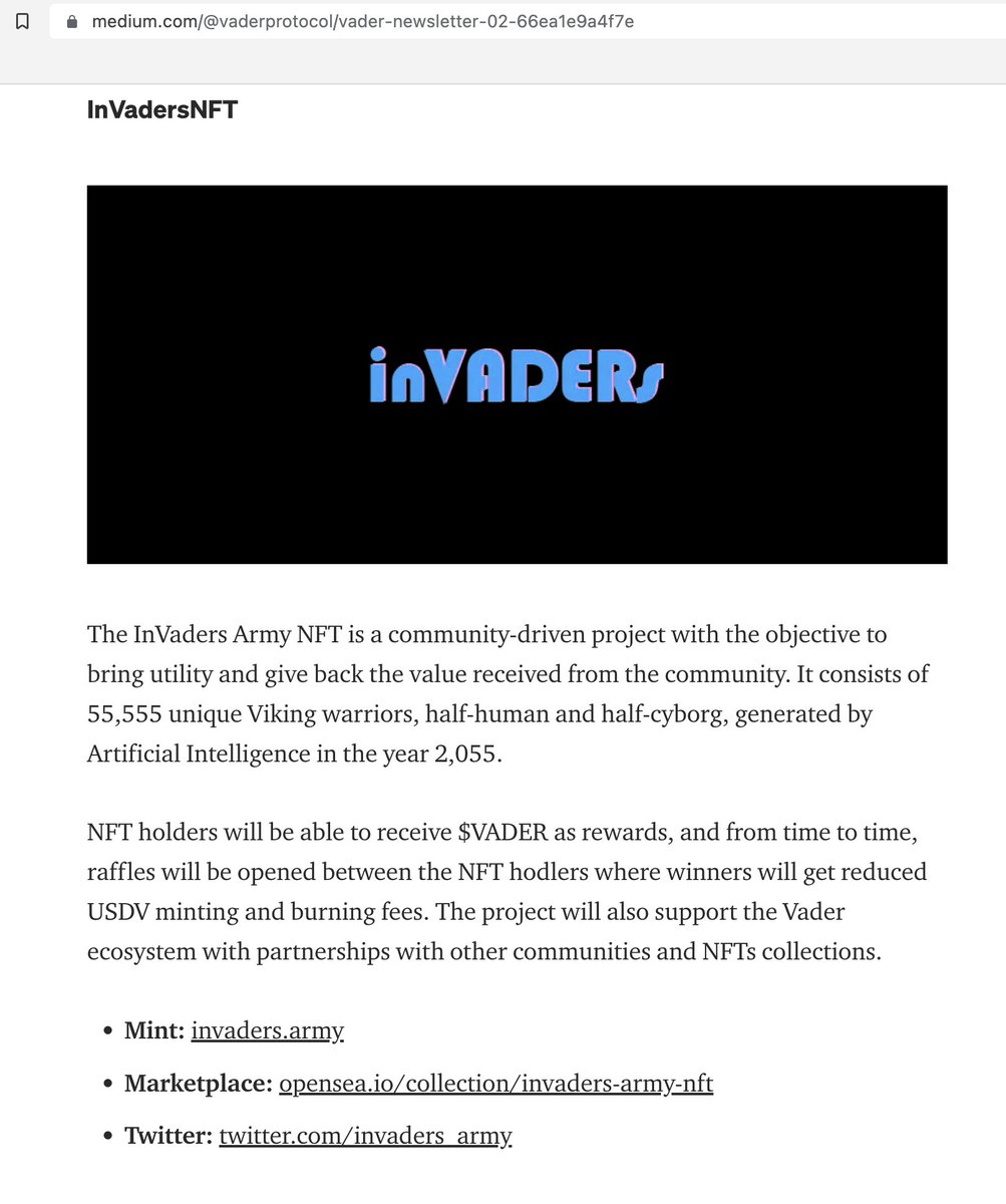 InVaders Army NFT /▼皿▼\ tweet media