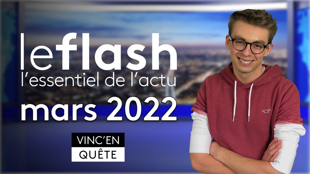 vincenquete's tweet photo. 📰 #LeFlash, c’est l’essentiel de l’actualité du mois en vidéo.
En 10 minutes, retour sur 31 jours d’info, en France et dans le monde!
📍 https://t.co/xdbuBdEyEW https://t.co/qB1fMbzZeI