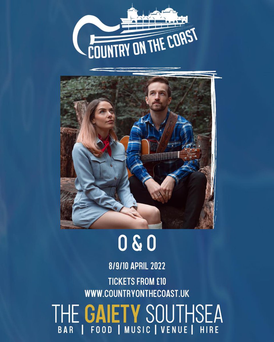 Next weekend we will be on stage at #CountryOnTheCoast at The Gaiety Southsea 🎸🎵 This festival has had to reschedule a few times due to COVID, so we’re so excited that it is finally going ahead. We are on Saturday at 5:30pm - hope to see you there! 🏖