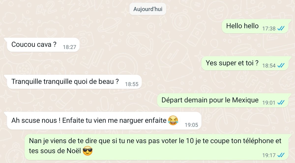 DixZeroHuit's tweet photo. Discussion avec #MonNeveu 😎 https://t.co/QicYmwAxwd