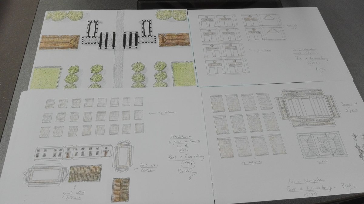 Semaine des Arts en préparation au <a href="/ClgPasteurStras/">Collège L Pasteur Strasbourg</a> !
Avec <a href="/EmiGaelma/">Emilie Gasser El Maarouf</a> nous programmons un atelier-découverte sur l'architecture berlinoise. Au programme: construction de maquettes -faites maison- avec les élèves. Palais de Sans-souci, Porte de Brandebourg, Reichstag... A suivre!