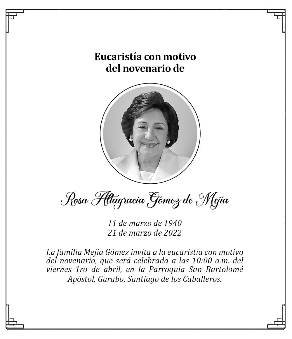 llegopapa's tweet photo. Invitamos, a quienes deseen acompañarnos, a la eucaristía que con motivo del novenario de nuestra querida Rosa estaremos celebrando mañana en nuestro natal Gurabo. https://t.co/iP6GKaGfUq