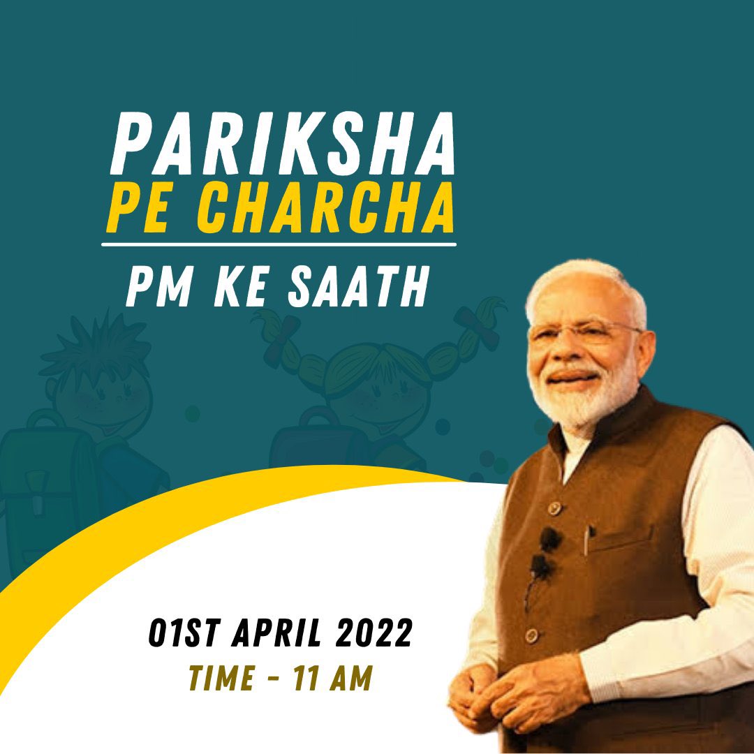 NVS_HQ's tweet photo. How to get rid of stress during exam season? Worry not! Get useful tips from none other than the Hon’ble PM Shri Narendra Modi himself, tomorrow at 11 AM. 

Gear up for #PPC2022.  

#JNVExamWarriors 

Watch live : 
https://t.co/tvGSUl6gx8 https://t.co/CMnRO5krAM