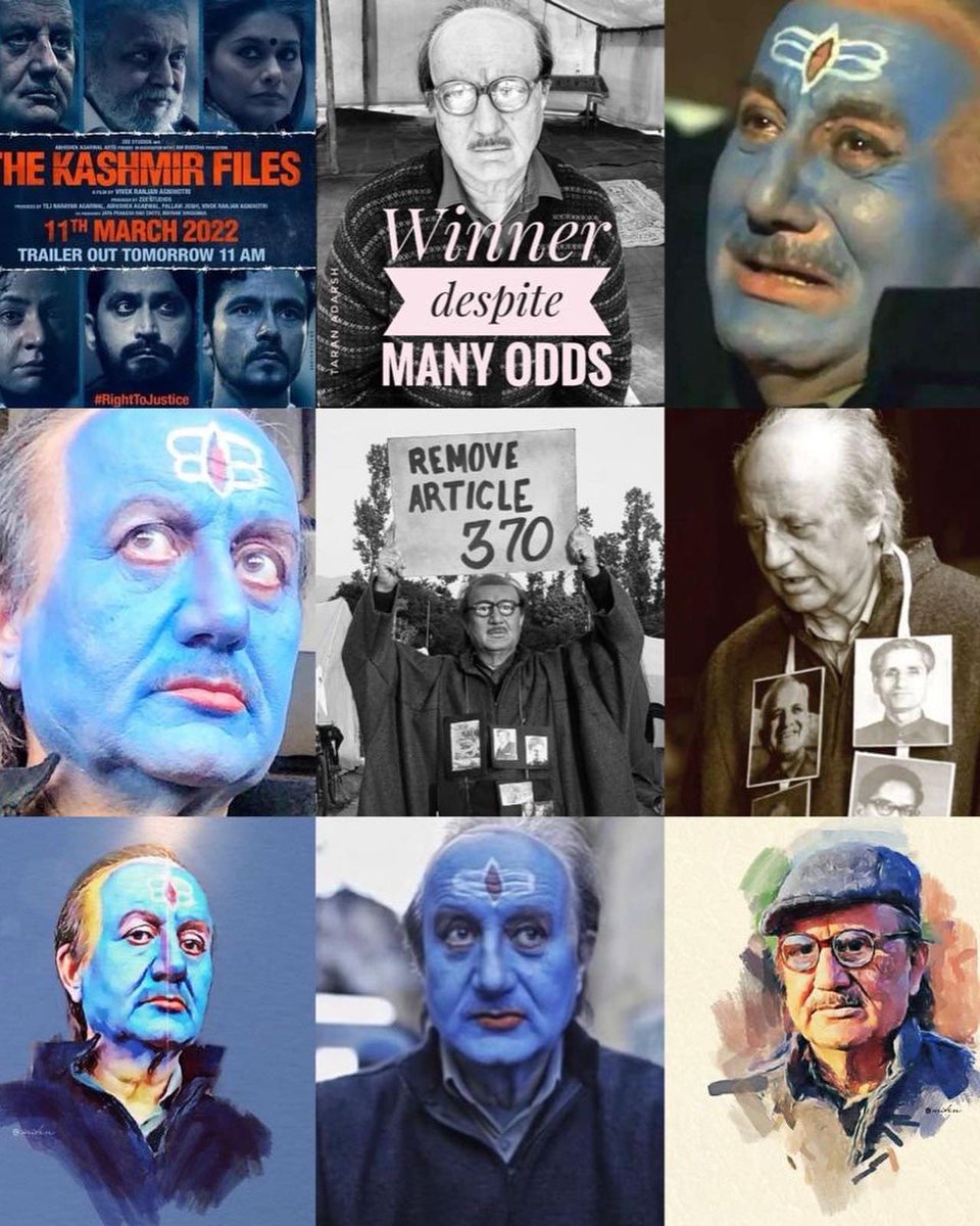 AnupamPKher's tweet photo. आंसुओं की एक ऐसी कहानी जो दुनिया भर के लोगों के दिलों में जगह बना रही है! Sometimes pain connects people! 💔❤️ #TheKashmirFiles #KashmiriHindus https://t.co/Eds98Kzch1