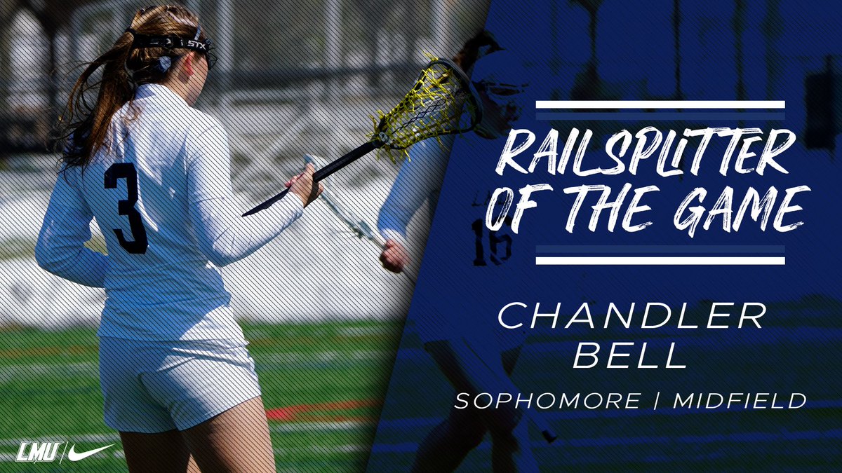 Sophomore middie Chandler Bell made some big plays on both sides of the ball and has earned the title of #RailsplitteroftheGame in last weeks matchup against the Cobras!