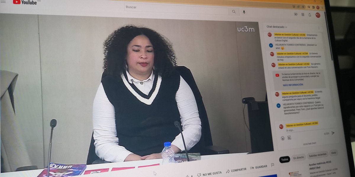 MGC_UC3M's tweet photo. En el segundo día de la @scd_mgc hemos participado de las conversaciones entre Les amigues y @MaielisGonzalez, y Sui géneris y @laplebeya_. El evento continuará a partir del lunes 4 de abril a las 16h. #SCDMGC #SCD22 https://t.co/P8N6a0nTWl