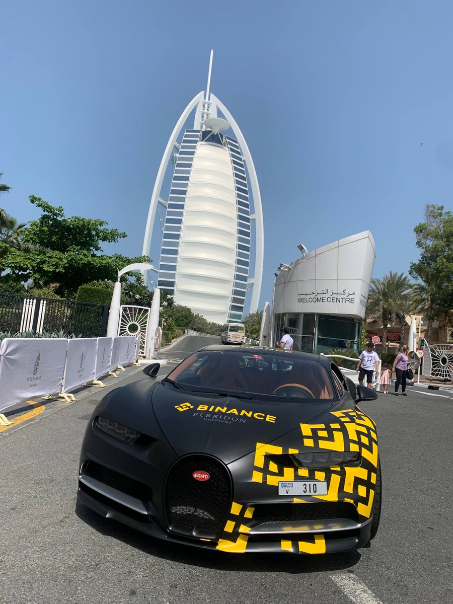 binance's tweet image. Can't get enough of the #BinanceBugatti 🔥
