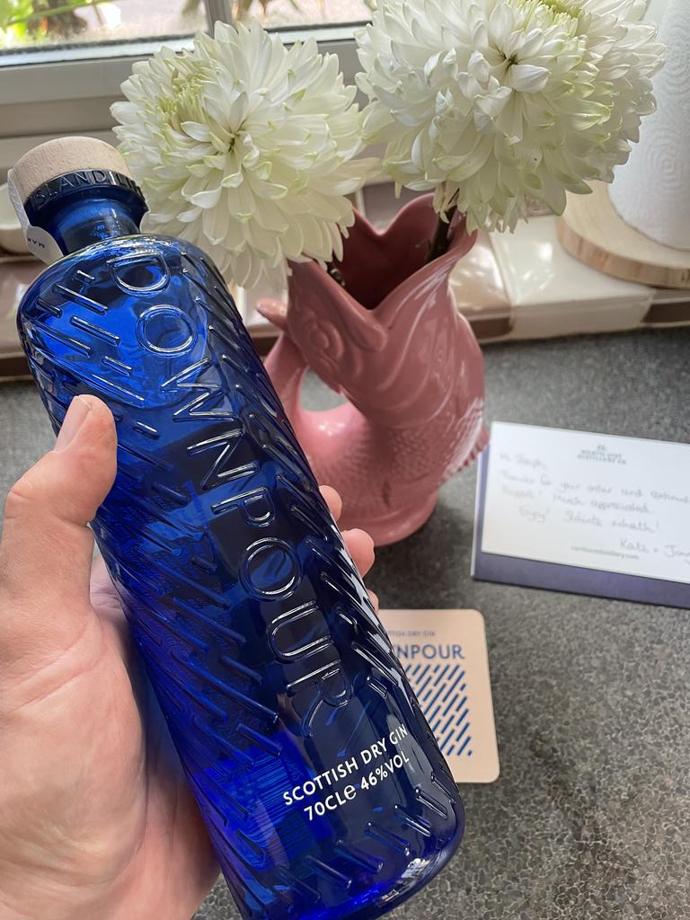 Absolutely love the new <a href="/NorthUistDistil/">North Uist Distillery Co.</a> Downpour gin bottle...but not as much as what's in it!