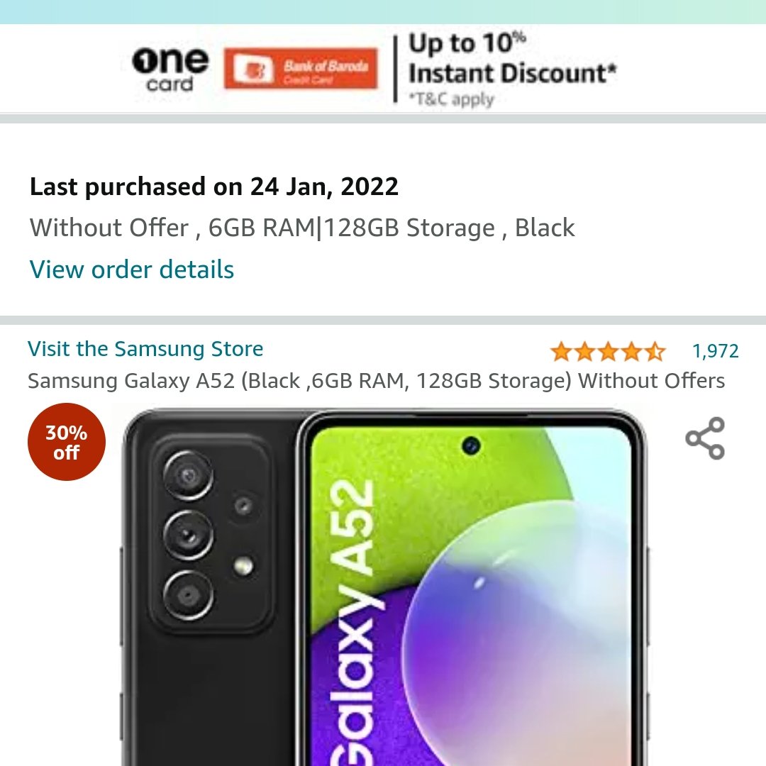 jestinjoshi's tweet photo. I want to share an awful experience I had with Amazon and OneCard credit card :

Back in Jan, I planned to purchase a new phone from Amazon. The phone had an offer of 5-10% instant discount if I paid using OneCard credit card. So I signed up for the card and got it instantly... https://t.co/ljBgt6QZC3
