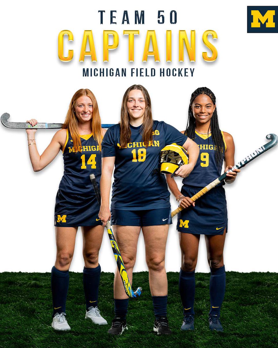 Introducing our Team 50 tri-captains for the 2022 season: Katie, Anna, and Nina! #Team50 #GoBlue