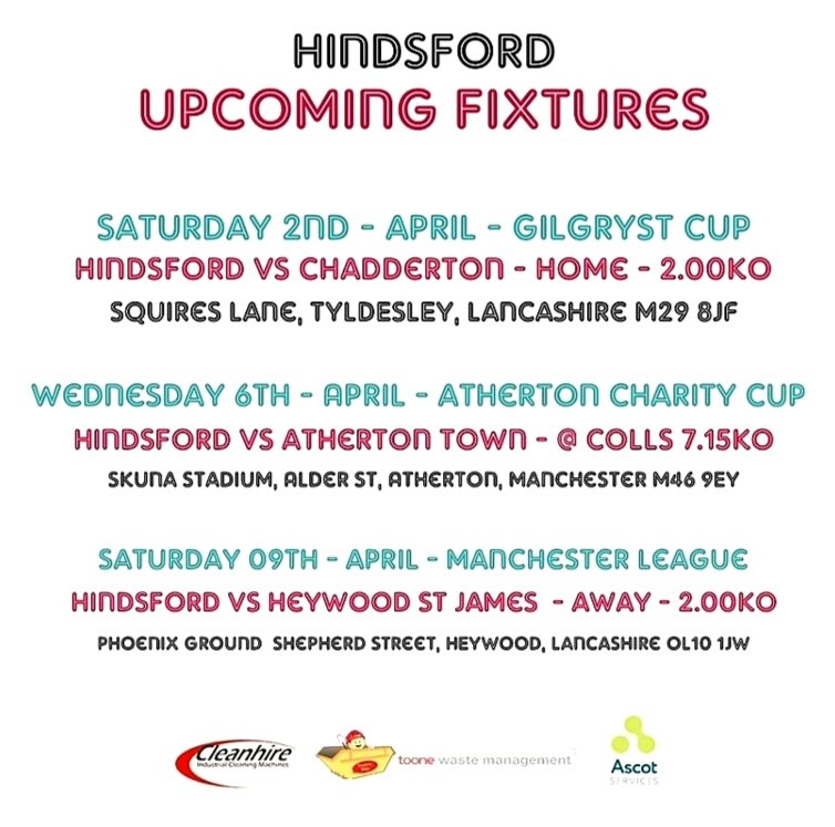 Hindsford AFC (@hindsfordtonics) on Twitter photo 
