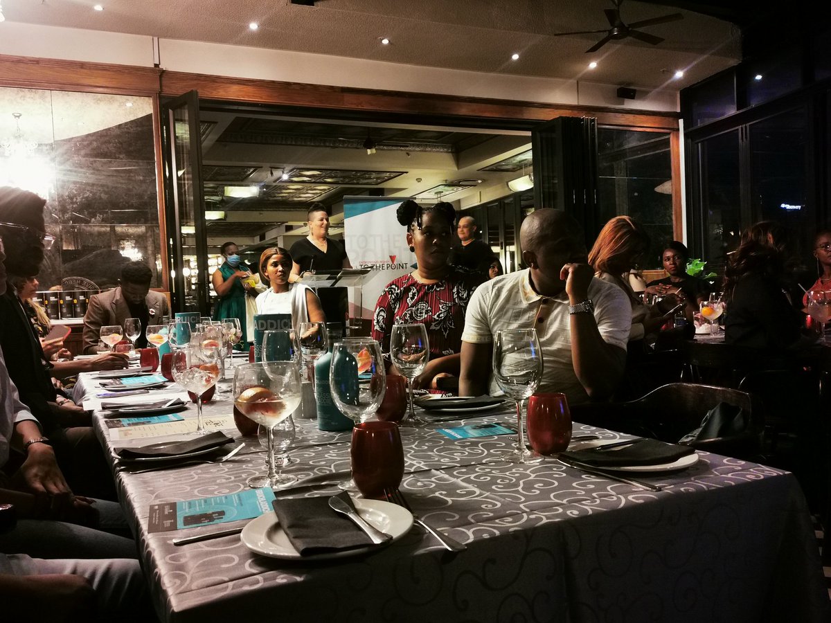 dd_naidoo's tweet photo. So excited about tonight's event - meeting #entrepreneurs who are keen to participate in SA's #GreenEconomy. Thanks to the
#ettpxbruichladdich team! #TheFutureTableSA
#TheFutureIsGreen https://t.co/oiqDdstavm