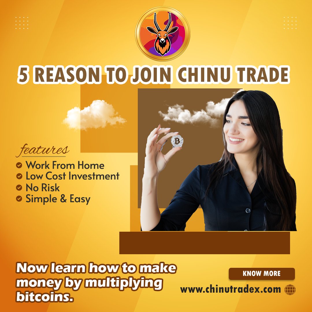 ChinuTrade's tweet photo. When BTC/other crypto's are down, this is the right time for you to start CHINU TRADE. CHINU TRADE can work and generate profits for you 24/7. 🌍
Be Patient. Be Wealthy.
https://t.co/7xzKM2VmZp
#chinutrade #trade #trading #bitcoin #cryptotrading #investment https://t.co/iAYzCcl1oT