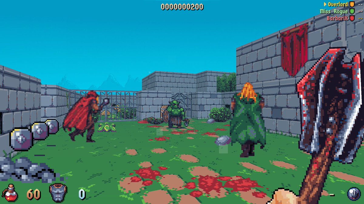 Who's thirsty for some classic FPS deathmach? That's right, Wizordum is adding multiplayer!

Burn your opponents in 8-player deathmach or banish the Chaos in 4-player co-op mode!
🧙‍♂️🔥🧙‍♀️❄🔥

Excited? More info coming soon!

#fps #retrofps #boomershooter #indiegame