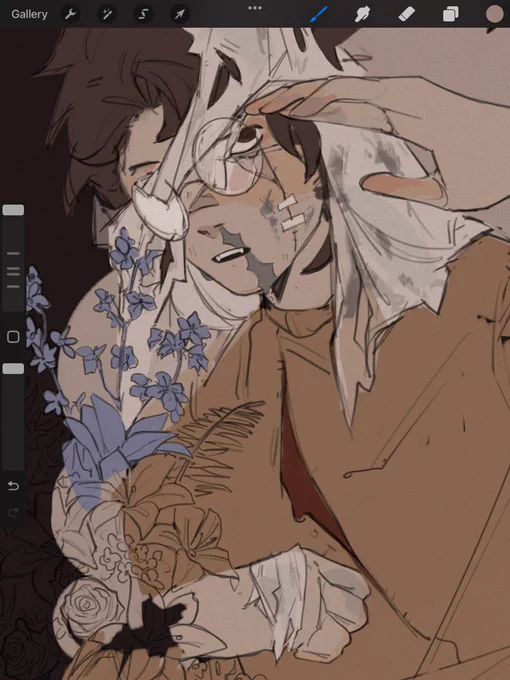 These flowers r gonna take forever 