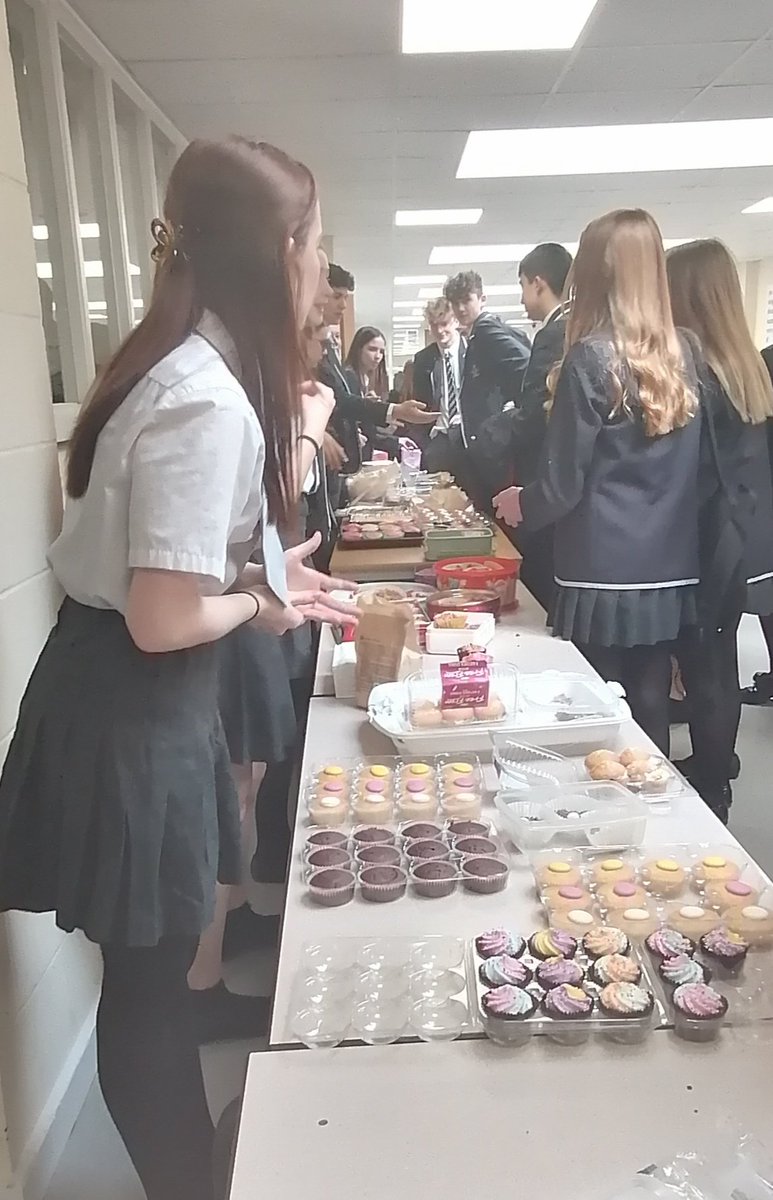Year 11 Prefects ran their first prom bake sale fundraiser today. Needless to say we were all happy to support a good cause #avbproud