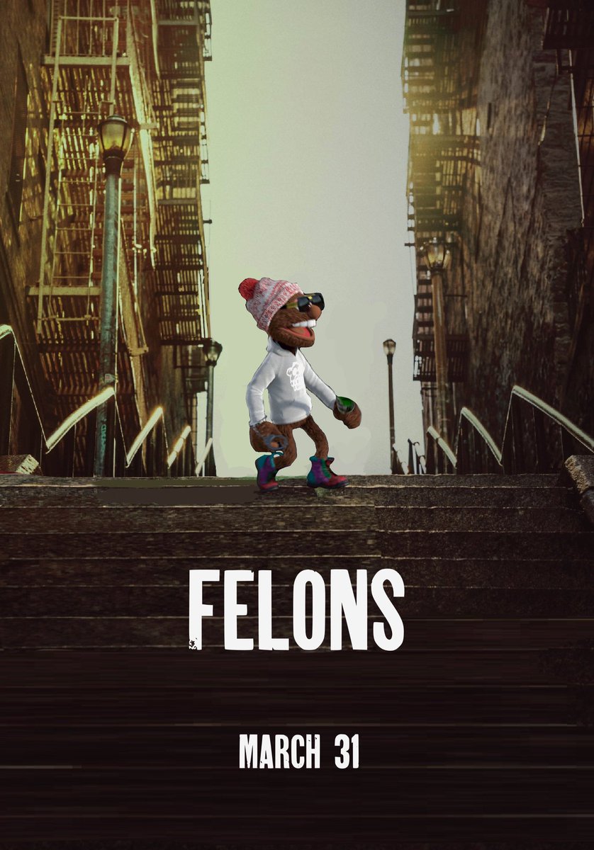 ejgoldstein's tweet image. Fuzzy Felons mint day! Here’s some fan art to celebrate #FuzzAldrin @fuzzyfelons