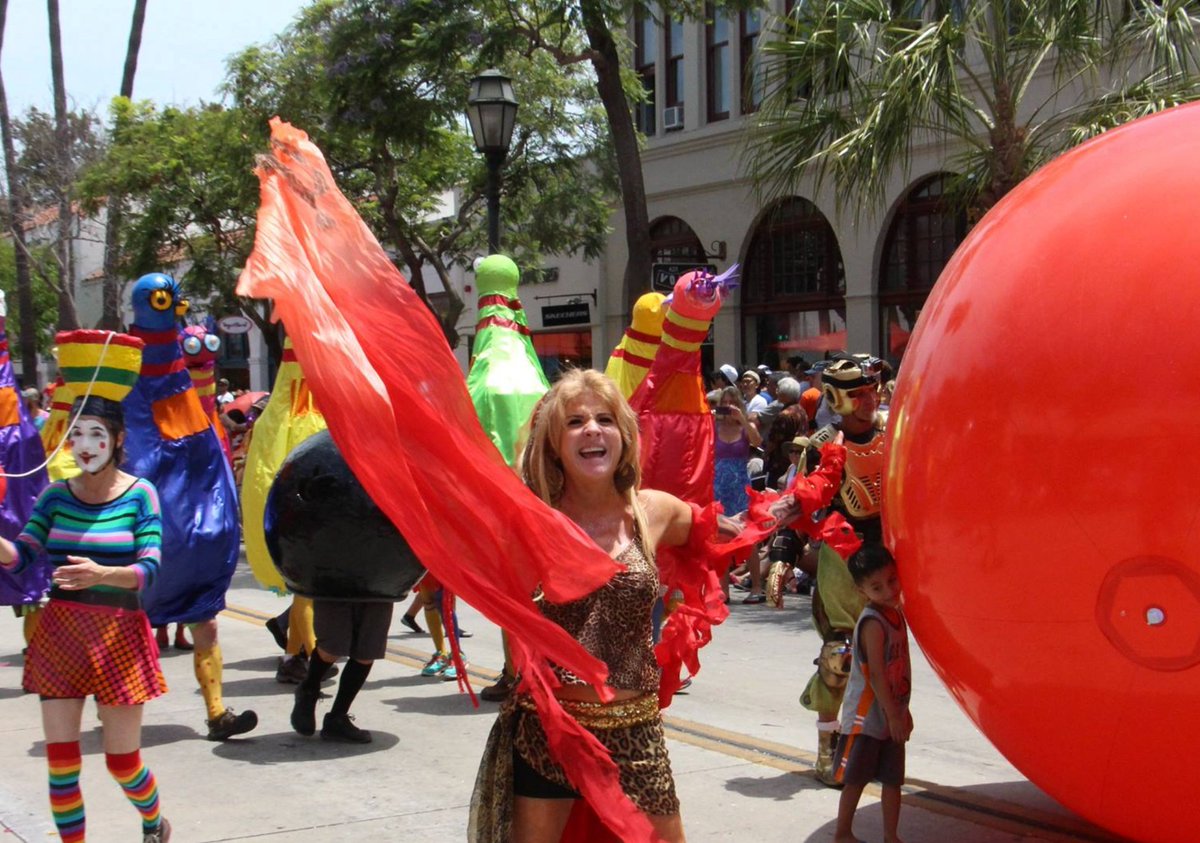 JohnPalminteri's tweet photo. SUMMER SOLSTICE PARADE route changes to Santa Barbara Street June 25. Thousands expected to participate.  Poster and t-shirt art contest underway.  https://t.co/kHUw4iNM3y https://t.co/9SZz5d6Qw6