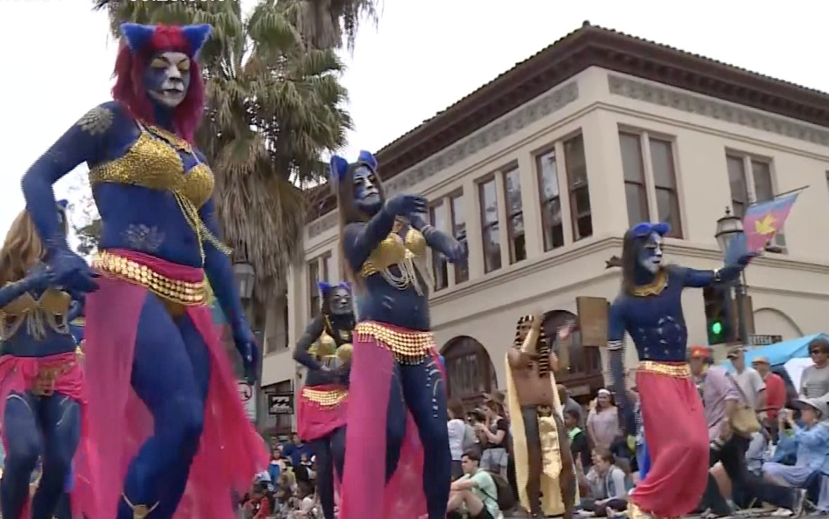 JohnPalminteri's tweet photo. SUMMER SOLSTICE PARADE route changes to Santa Barbara Street June 25. Thousands expected to participate.  Poster and t-shirt art contest underway.  https://t.co/kHUw4iNM3y https://t.co/9SZz5d6Qw6