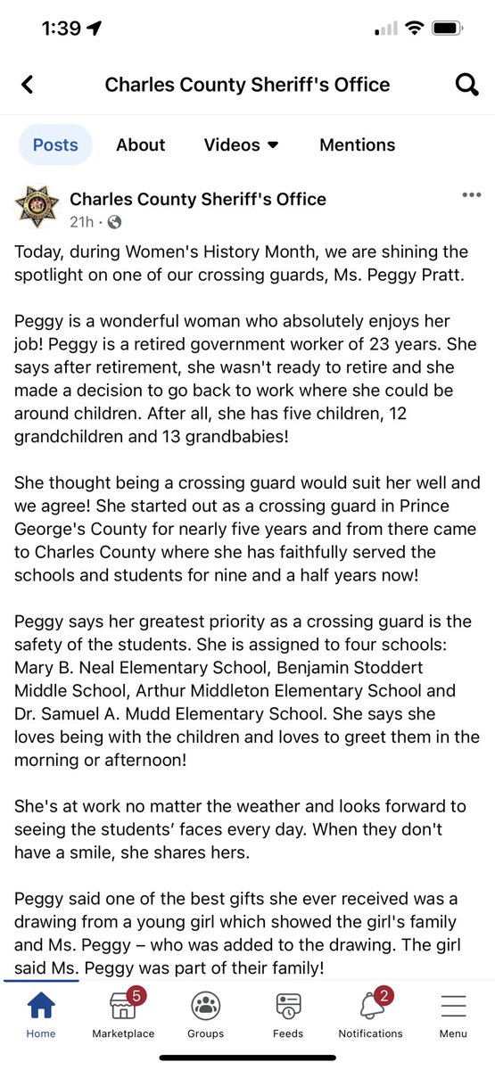 DrMuddES's tweet photo. Thank you Ms. Peggy and all of our amazing Crossing Guards who keep our students safe! @CCSOMD #CCSOPride #CrossingGuards https://t.co/Zfj1laoSpp