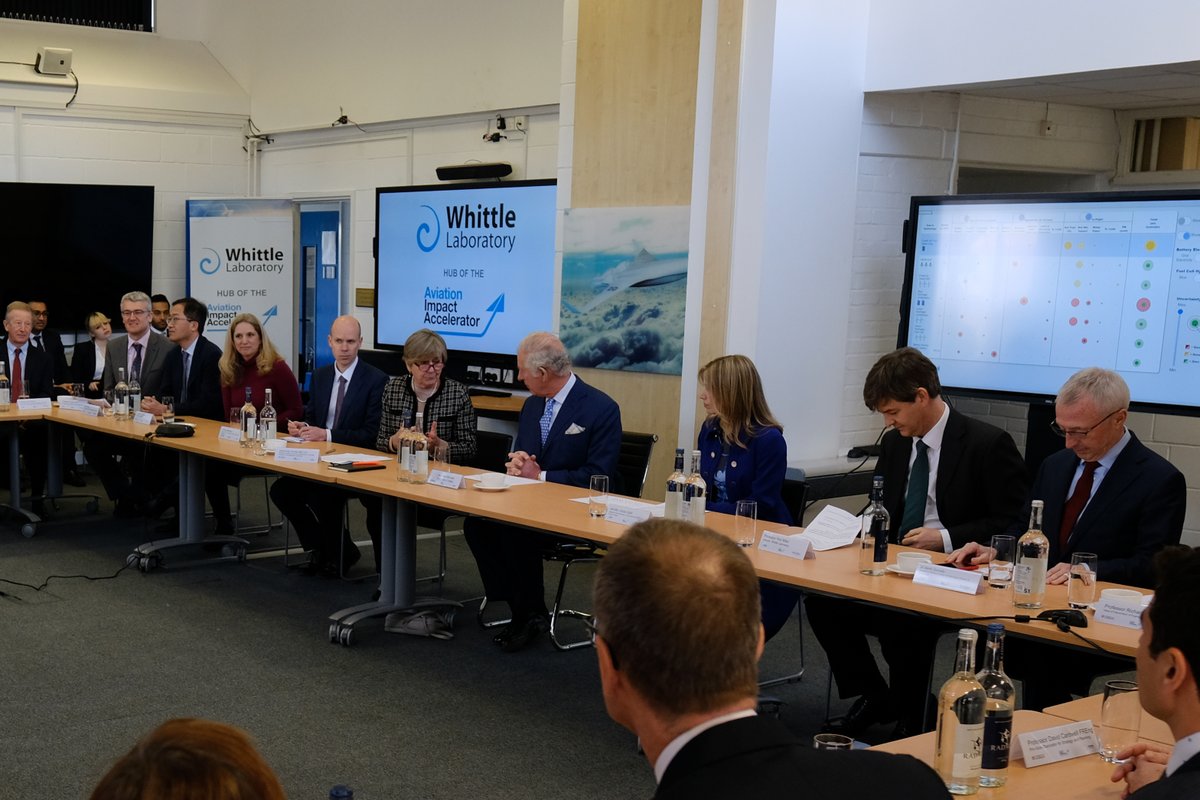 AIAZero's tweet photo. ✈ Reducing the climate impact of aviation is one of the greatest challenges of our age. Today the AIA hosted a roundtable with key players including @BoeingAirplanes @beisgovuk @RollsRoyce @bp_plc @cambridge_Uni @wef @HeathrowAirport @UKAeroInstitute @jobyaviation @ClarenceHouse https://t.co/fazebFzQri