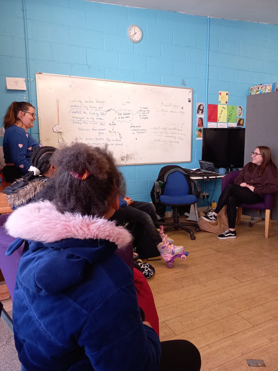 HighTreesCDT's tweet photo. Fantastic songwriting workshop run by students from the ICMP today at the playground! #hightrees #tulsehilladvetureplayground https://t.co/QKmKkeqytD