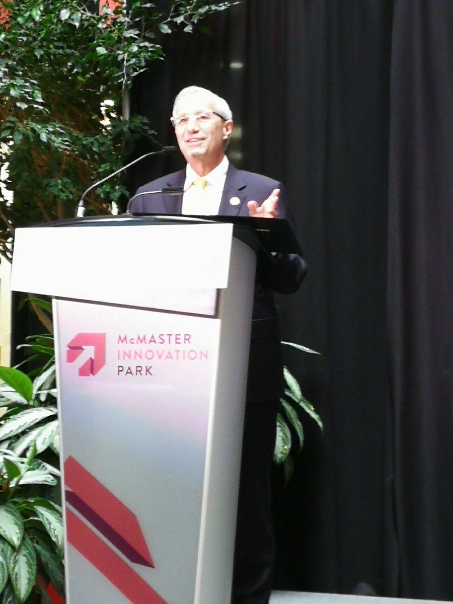.<a href="/VictorFedeli/">Victor Fedeli</a> announcing a loan of up to $40M for Ontario's - and Canada's - largest manufacturing facility dedicated to cell and gene therapies <a href="/MIP_Hamilton/">McMaster Innovation Park</a> <a href="/investontario/">Invest Ontario</a> <a href="/OntInnovation/">Ontario Innovation</a> <a href="/ONeconomy/">Ontario Economy</a>