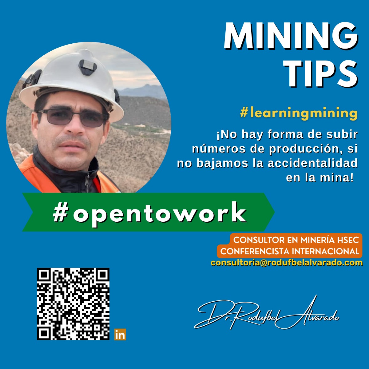 Rodufbel's tweet image. ✅ | MINING TIPS  |  ⚒
#miningtips #learningmining #mineria #mining #liderazgo 
💯 | DISPONIBLE | 👷🏻‍♂️
#opentowork #linkedin