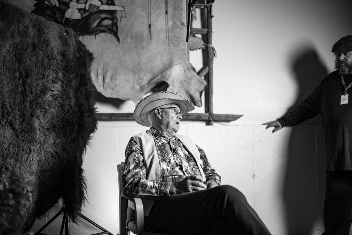 TheCopperopolis's tweet photo. A few more behind the scenes images from our oral history project with the Little Shell nation. As the weather warms up and spring is upon us, we are looking forward to talking with everyone this spring and helping to document the history of the #littleshell people. https://t.co/HgehcXijMn