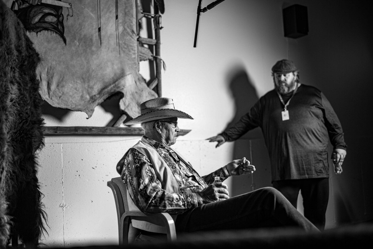 TheCopperopolis's tweet photo. A few more behind the scenes images from our oral history project with the Little Shell nation. As the weather warms up and spring is upon us, we are looking forward to talking with everyone this spring and helping to document the history of the #littleshell people. https://t.co/HgehcXijMn
