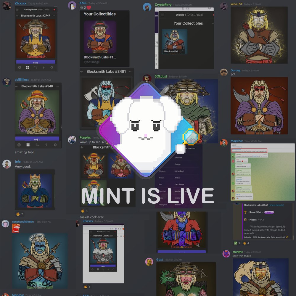 PUBLIC MINT IS NOW LIVE : public.soultools.io

Do you remember our success with blocksmith🎉🔥?
 
We will go for tombstone today, if you want a chance at public mint later grab your SOuL now. The most advanced and easiest to setup bot in the game on Solana right now. 🥳