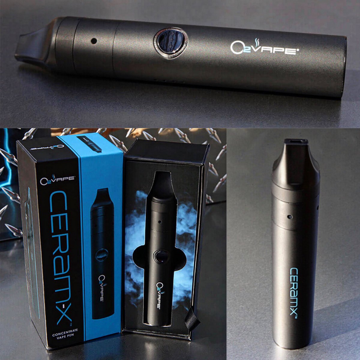O2vape's tweet photo. Coils!? Wires!? Atomizers that wonโt heat up!? Outrageous prices!? Are you kidding us? The Wax Pen industry needs to change. So we are doing it! Enter, our wax & concentrate pen the CERAM-X ๐จ
https://t.co/mbFhSSiZAe
#extracts #concentrates #waxpen #dabs #dailydab #vape https://t.co/p95cpay4Ig