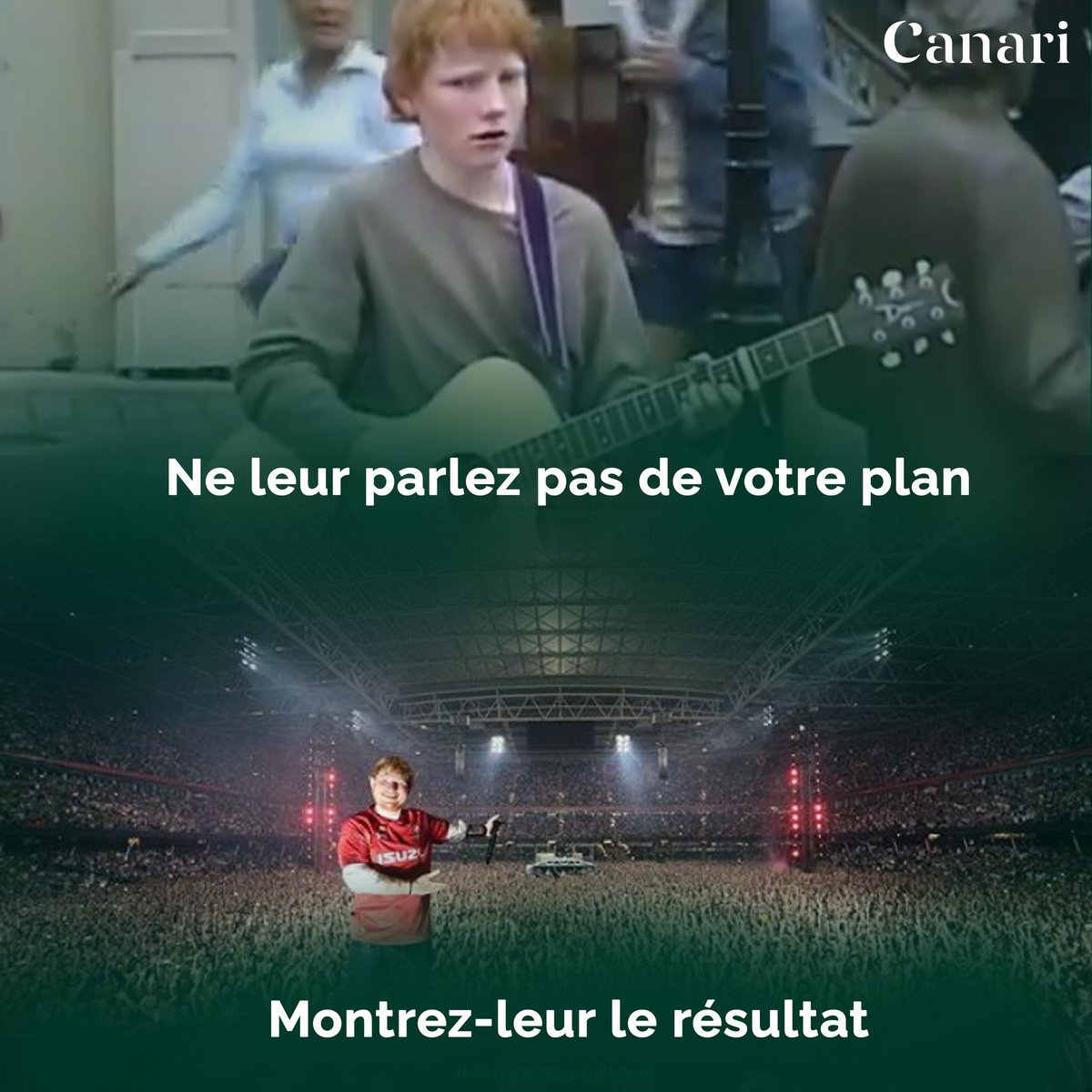 Ne leur parlez pas de votre PLAN.
Montre-leur le résultat.

Suivez @Canarimagazine

#discretion #discrétion #canarimagazine #Ukraine #Ukrainian #YouTube #Musica #world #PlayBold #RothschildGate <a href="/Edsheerandoubl3/">Edsheerandouble</a> #WorldCup2022 #WorldCup <a href="/teddysphotos_s/">teddysphotos</a> <a href="/edsheeran/">Ed Sheeran HQ</a>