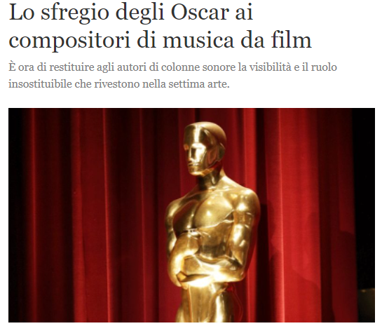 acmf_of's tweet photo. È ora di restituire agli autori di colonne sonore la visibilità e il ruolo insostituibile che rivestono nella settima arte.
grazie a Giuseppe Costigliola per l'articolo su https://t.co/wK8xAwQUgh
@BernardiniLisa 
#acmf #award

https://t.co/bdjmpfXOQn https://t.co/RiKnZfNOcL