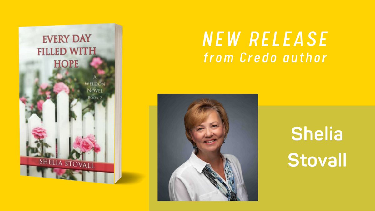 Credo_Comm's tweet image. Every Day Filled with Hope by @Sheliastovall1 (@ElkLakePubInc) continues the story set in Weldon, Kentucky. When Casey Bledsoe receives a letter from Madison, her eighteen-year-old daughter, hope for healing begins.
Learn more: indiebound.org/book/978164949…