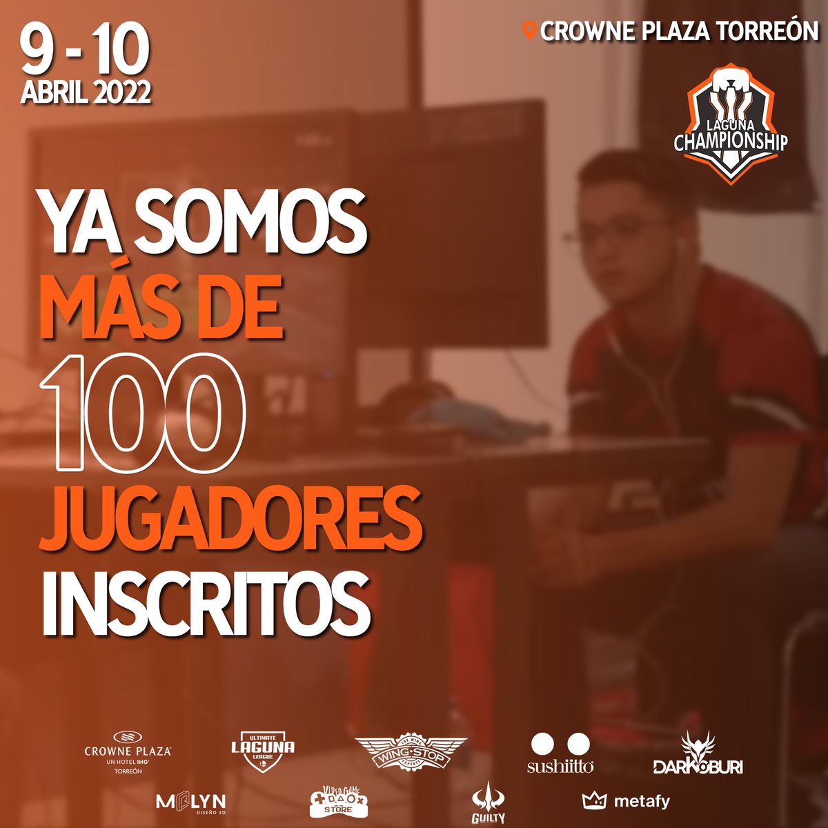 ¡Gracias al apoyo de todos hoy les podemos compartir que ya somos más de 100 jugadores inscritos! 🔥🏆
¡Sin duda será el evento más grande en la región!
Si aún no se han inscrito pueden hacerlo en: 👇
smash.gg/ull_lc2022