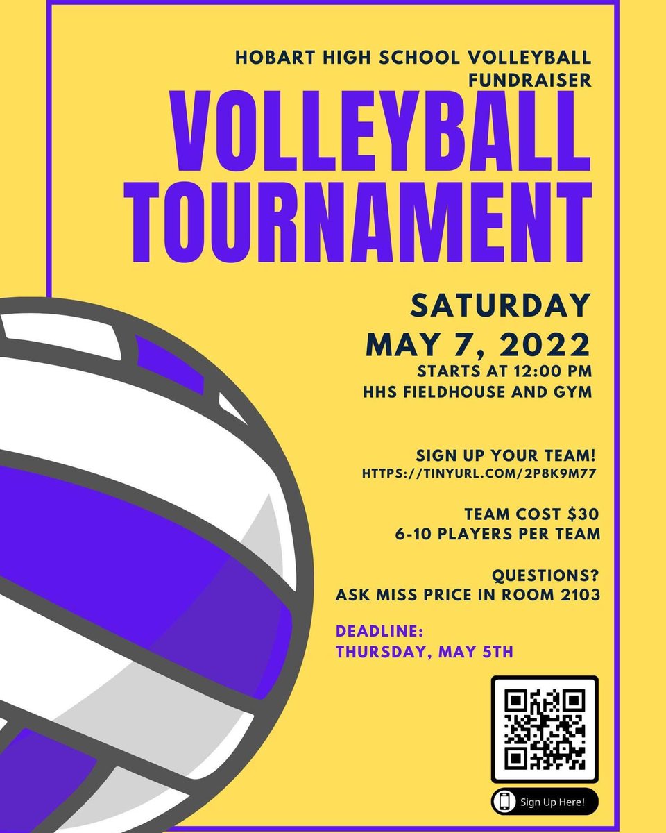 BrickieVBall's tweet photo. Signup for the Volleyball Tournament! Sign up here: https://t.co/LFT6OtI9tj https://t.co/hhlQ0iSUF5
