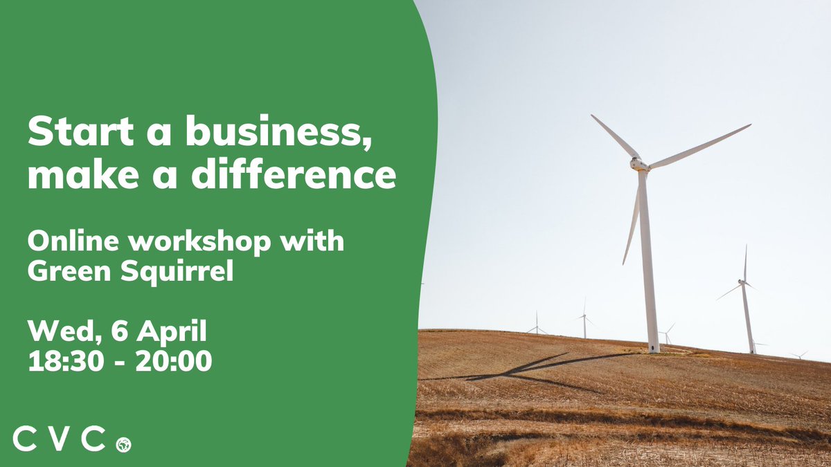 climate_venture's tweet image. We're so excited to be running the Start a business, make a difference workshop with our friends at @BeMoreSquirrel.

Register for your place here: eventbrite.co.uk/e/start-a-busi…

#ClimateEntrepeneurs #ClimateImpact #ClimateWorkshop