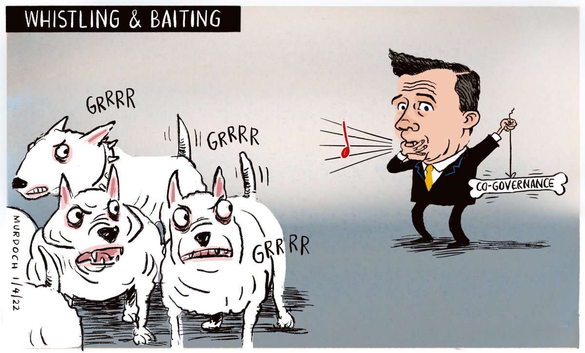 Whistling and baiting.
My @DomPost @NZStuff #cartoon #CoGovernance #TeTiritiOWaitangi