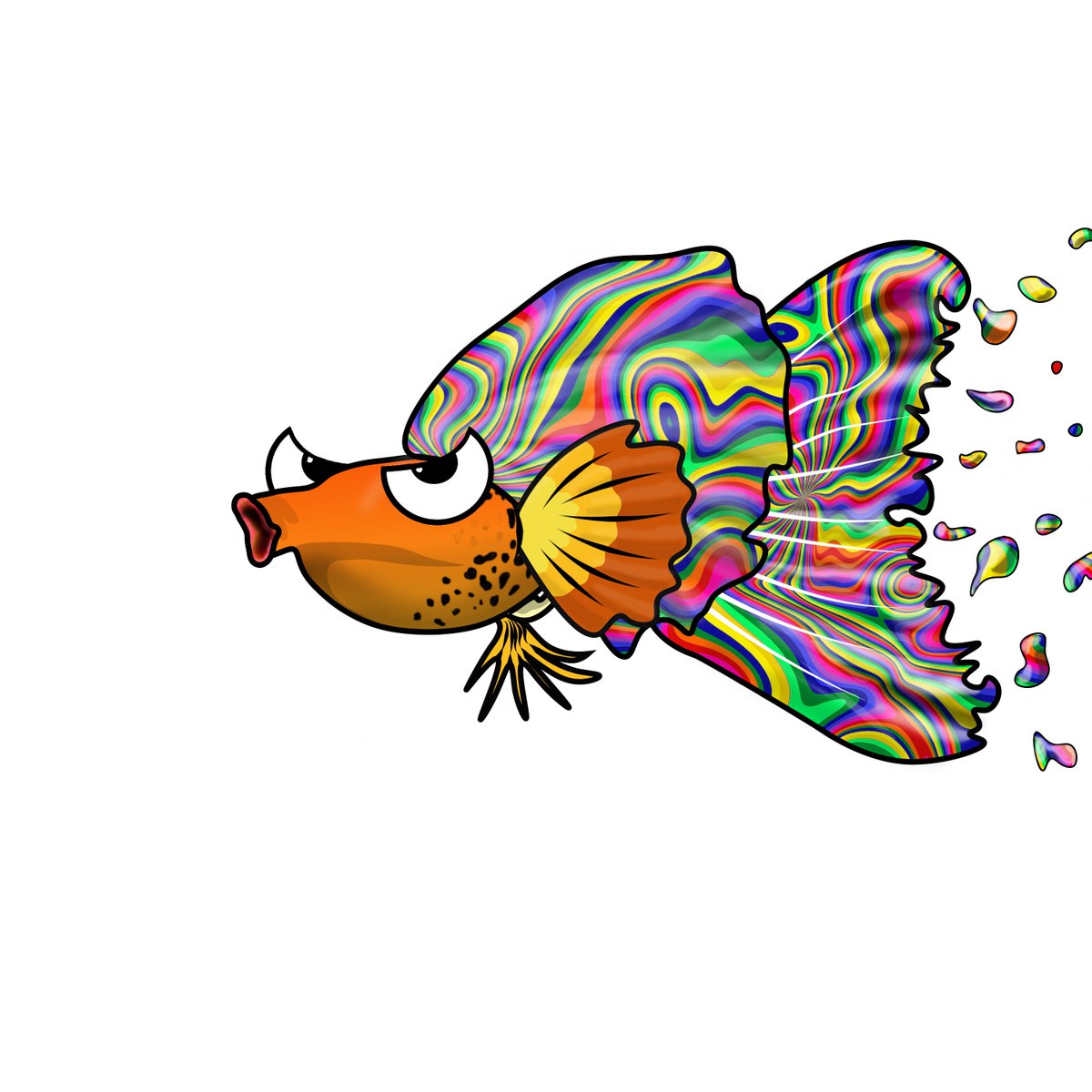 digifishNFT's tweet photo. Trippy Fish. 

#digifish #nftcollection #keepfighting #xrpl #xrpcommunity #gory #guppygang #fishfam #finrot
#fkmainstream #fkm https://t.co/Gmsm91BImv