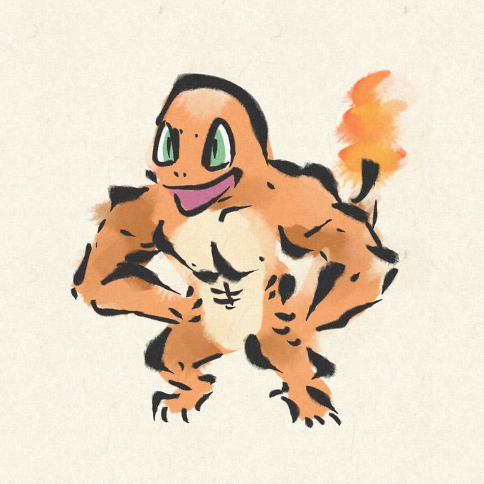 「charmander full body」Fan Art(Latest)