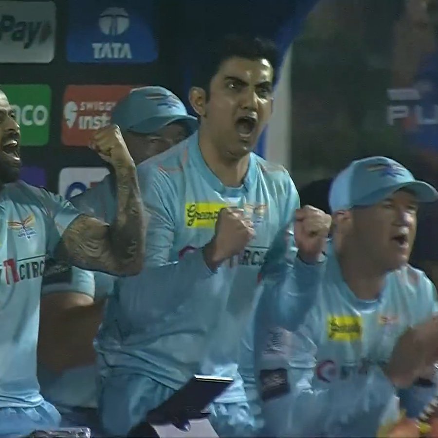 Gautam Gambhir's reaction after LSG's win against CSK at IPL 2022 is viral. Best tweets - Trending News News
