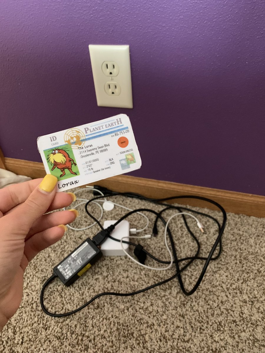 When I’m not using all these chargers, I always make sure to unplug them. By unplugging chords, it can decrease energy bills and it also leads to less air pollutants from coal production. #apesenergy <a href="/franklinlorax/">APES Project Lorax</a>