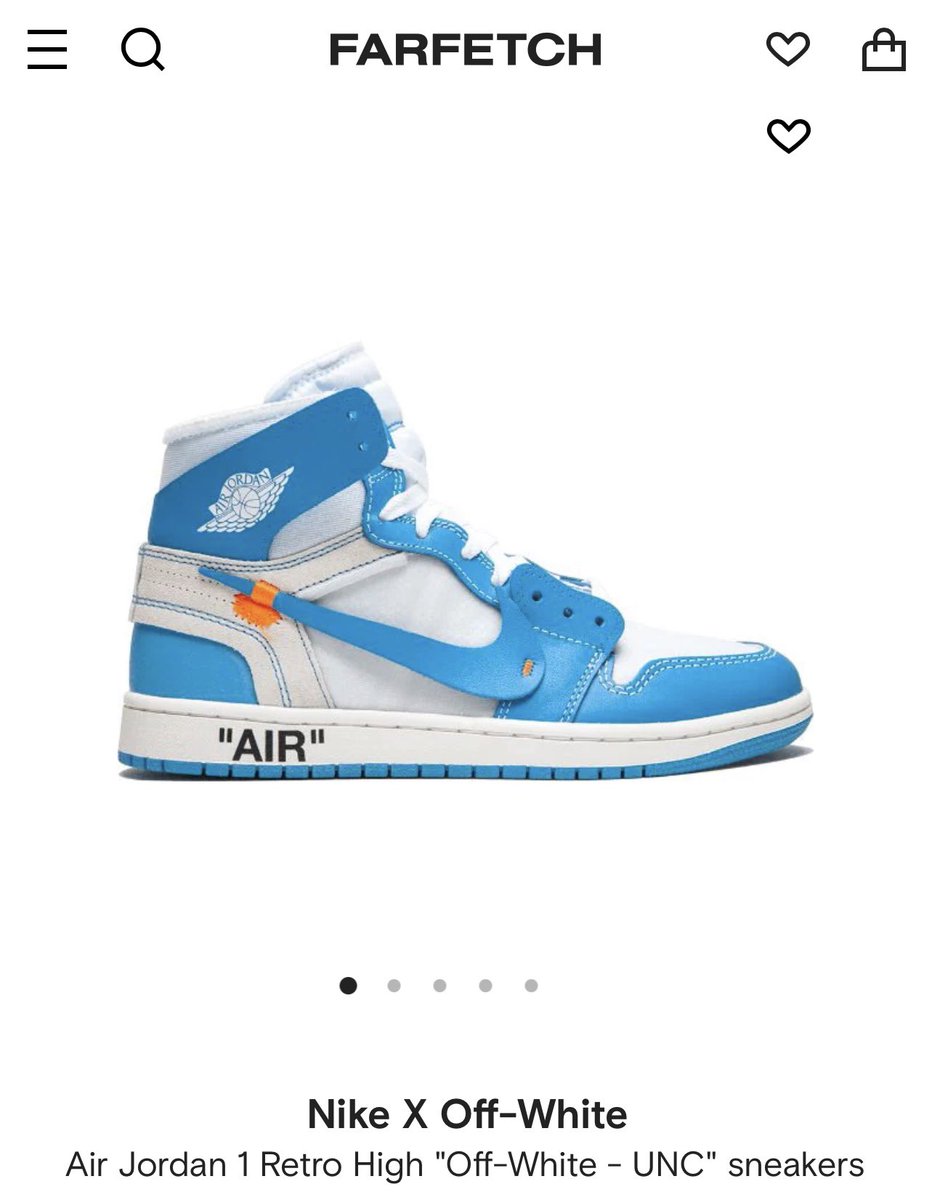 Deo_AO's tweet photo. @OffWht @Jumpman23 

#UNC ❤️

#jordan1 #jordans #OffWhite https://t.co/LlrWwpbZ7F