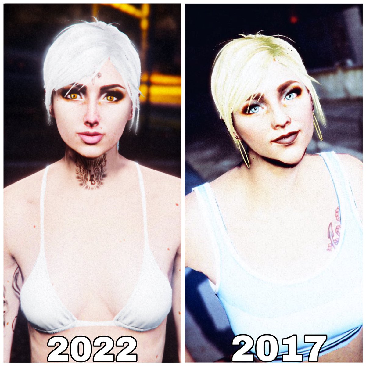 ghostofvaIe's tweet photo. Revamp comparison #RockstarGames #GTAOnline https://t.co/OQMDv8xx1n
